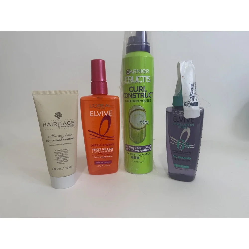 Garnier‎ L'Oreal Hairitage Hair Care Bundle Women's Multi Frizz Curl Scalp Set